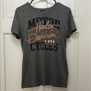Harley-Davidson Grand Forks ND Fitted Short Sleeve Tee - Size Small